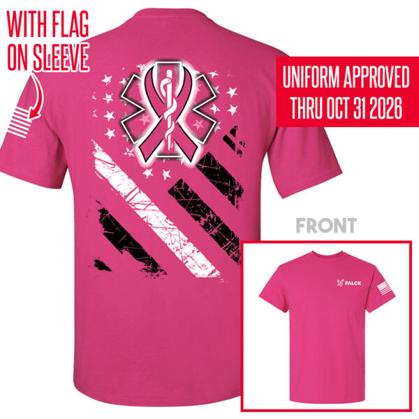 UNIFORM APPROVED 10/1 THRU 10/31 - BREAST CANCER 2026 W/ FLAG - 6UETKC Thumbnail